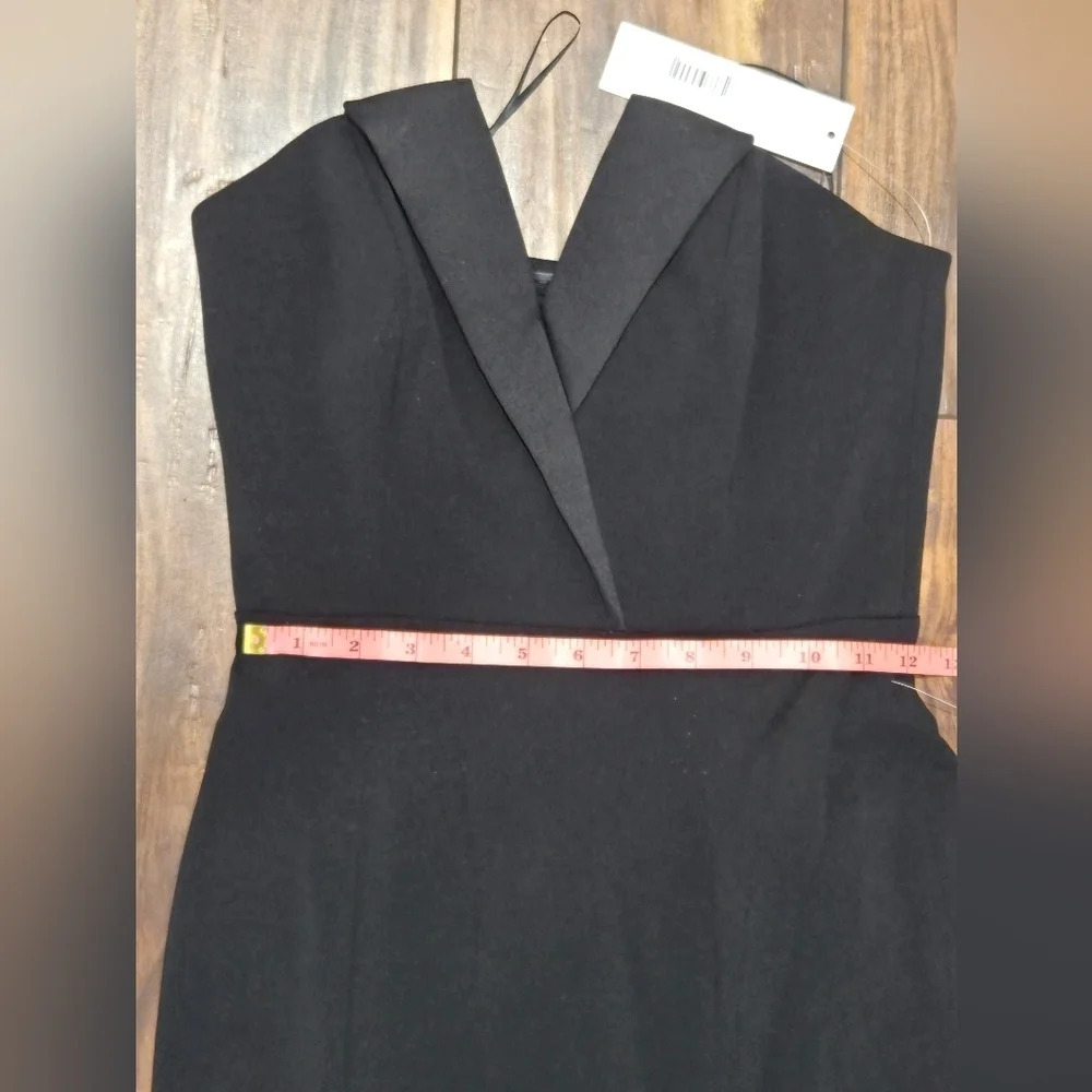 Jay Godfrey Sylvia Elegant Black Strapless Evening Gown